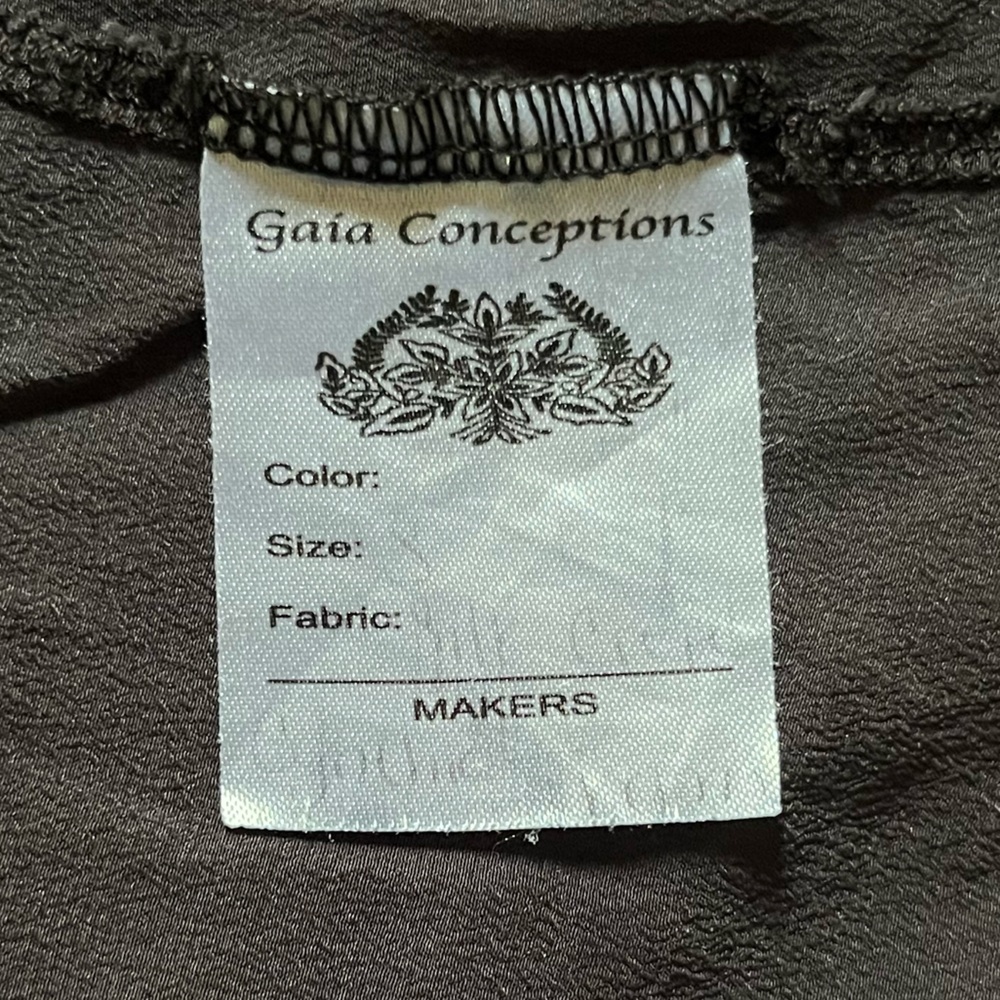 Gaia Conceptions Everyday Wanderer Silk Crepe long flowy maxi dress brand new - Picture 11 of 16